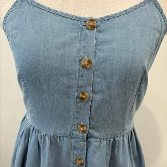 Japna Light Denim Strapless Dress – Size Small – $35 - Picture 3 of 10
